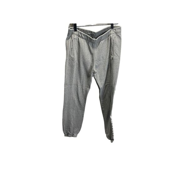 Adidas Sweatpants Joggers Womens L Gray Casual Leg Logo Gym Training - Picture 1 of 5